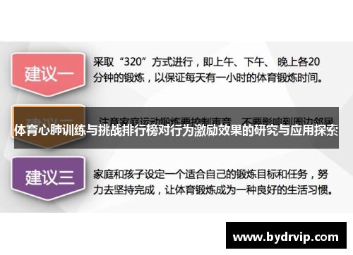 体育心肺训练与挑战排行榜对行为激励效果的研究与应用探索